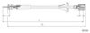 CABOR S07123 Tacho Shaft